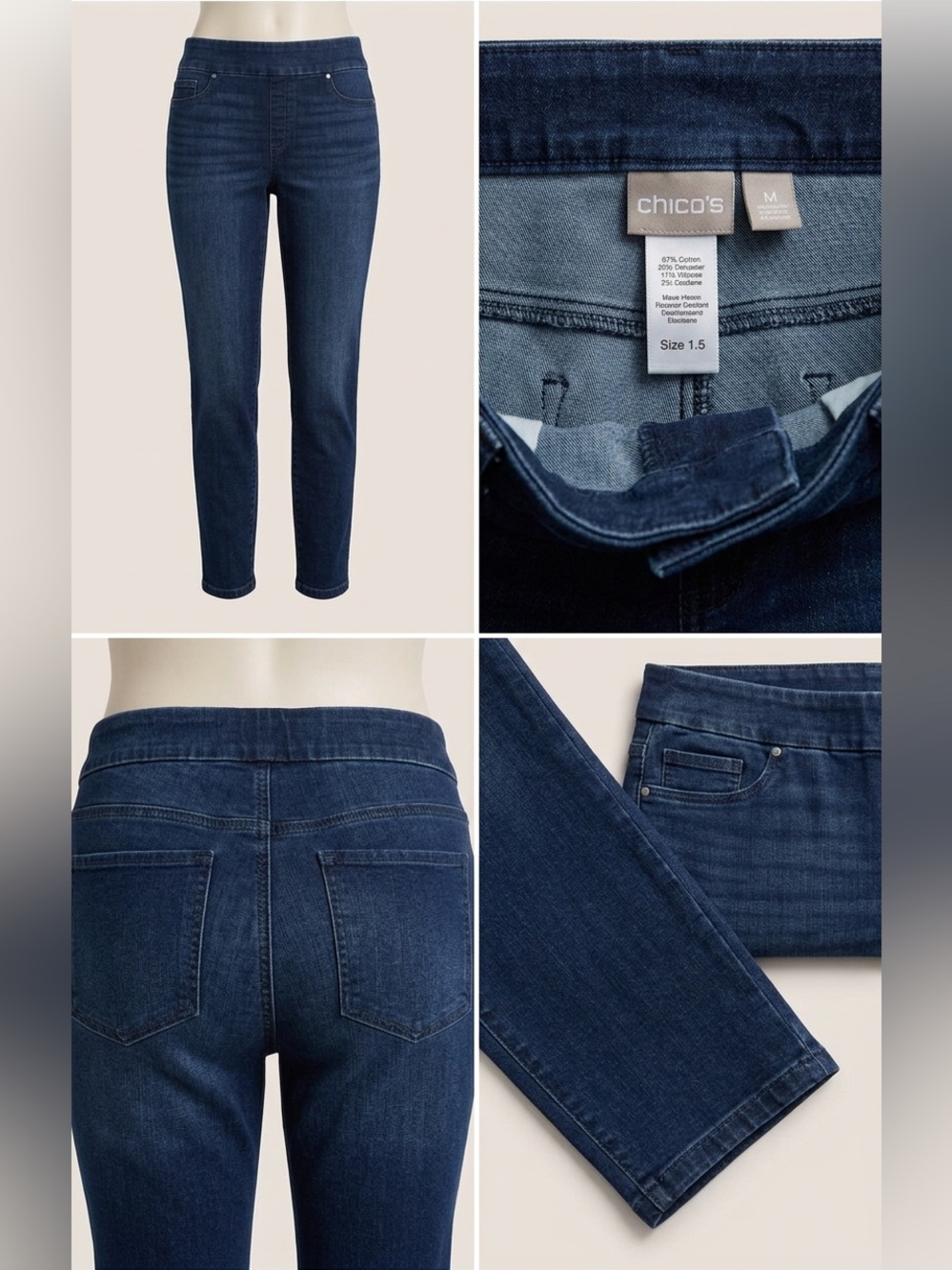 Chico’s Denim Jegging. 1.5